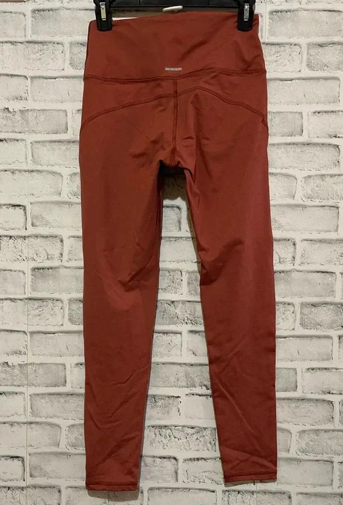 Aerie Chill Play Move orange/pink high waist full length leggings Medium - Image 2