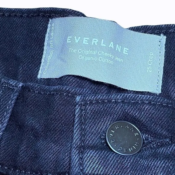 Everlane Denim The Original Cheeky Jean Black‎ High Rise Scandi Capsule Wardrobe - Image 4