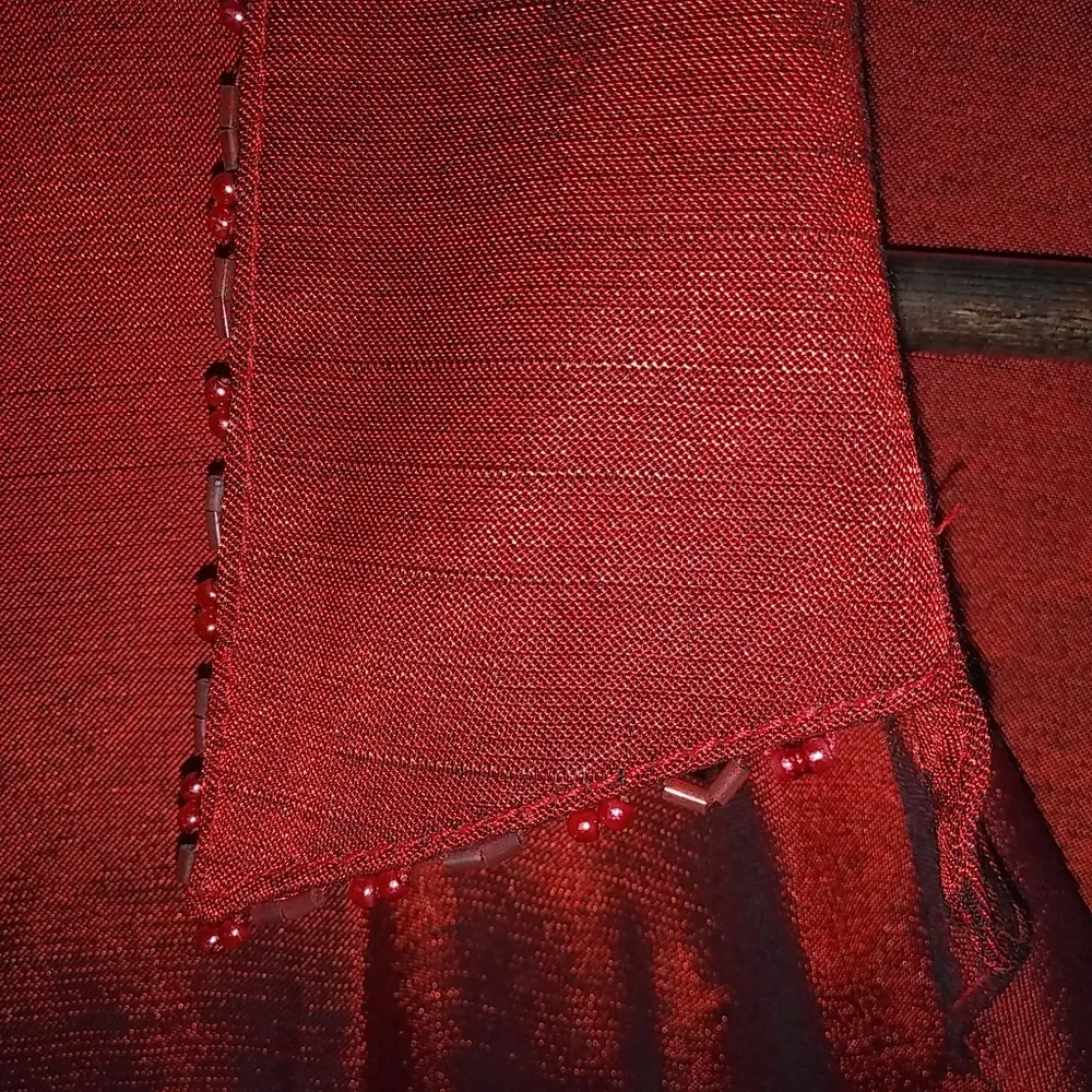 Karen Scott L Red Shell & Shirt Set - Image 4