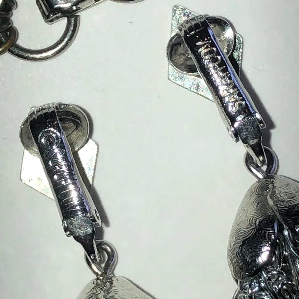 Sarah Coventry Elegant Vintage Silver Tone Necklace Earrings Jewelry Set - Image 5