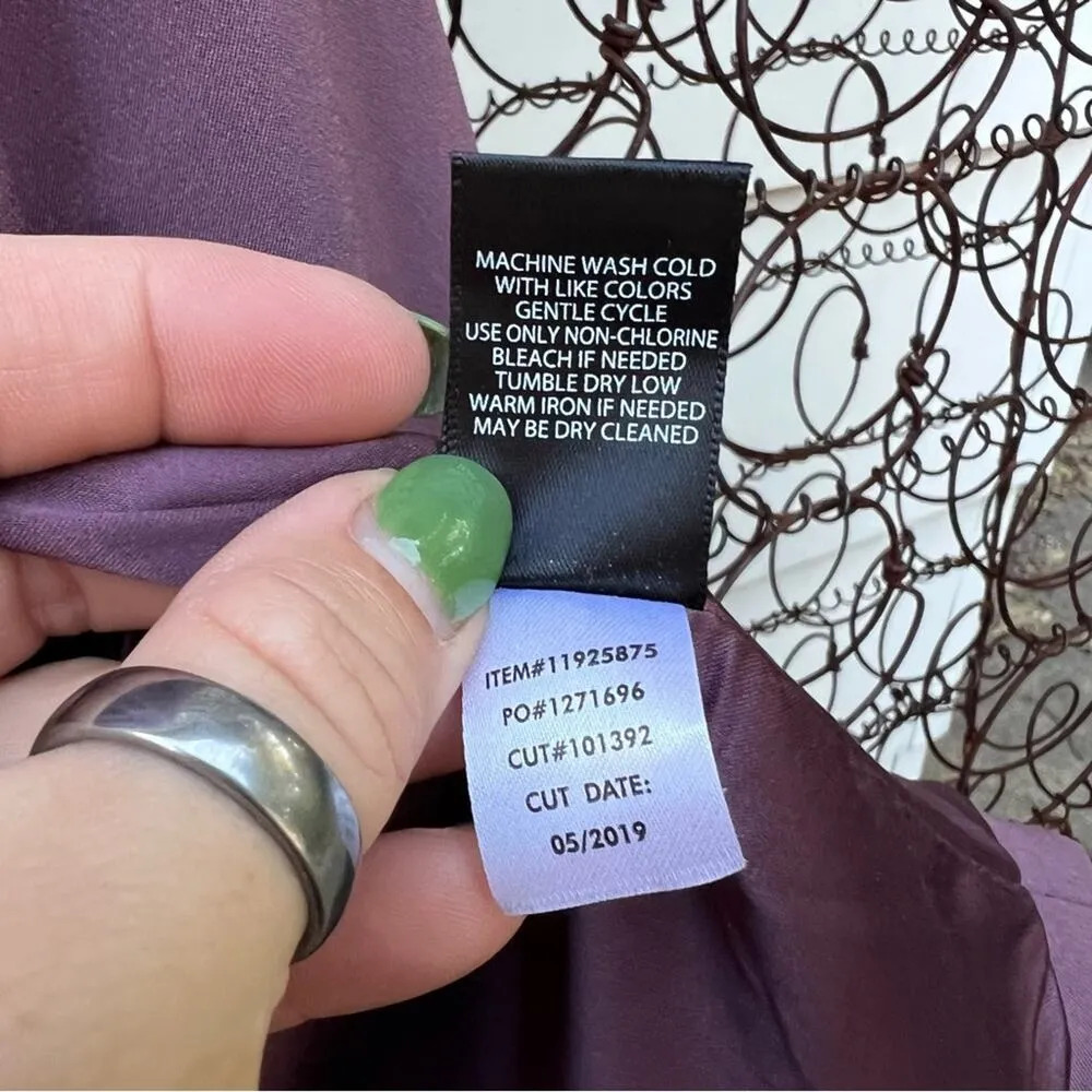 Torrid Drape front Blazer Single Button Mauve Purple Flint Size 2 item 11925875 - Image 10