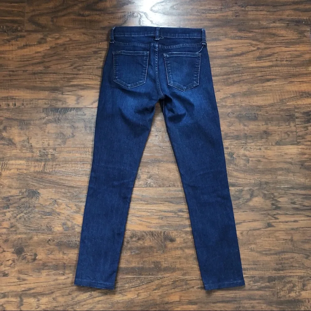 edyson • Sloan skinny jeans distressed dark wash mid rise cropped ankle Size 24 - Image 11