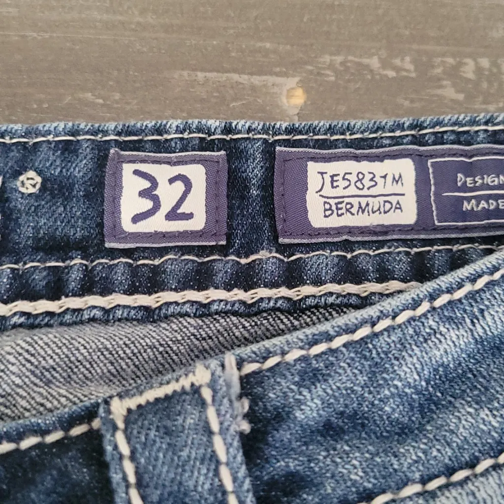 Miss Me Denim Bermuda shorts size 32 - Image 4