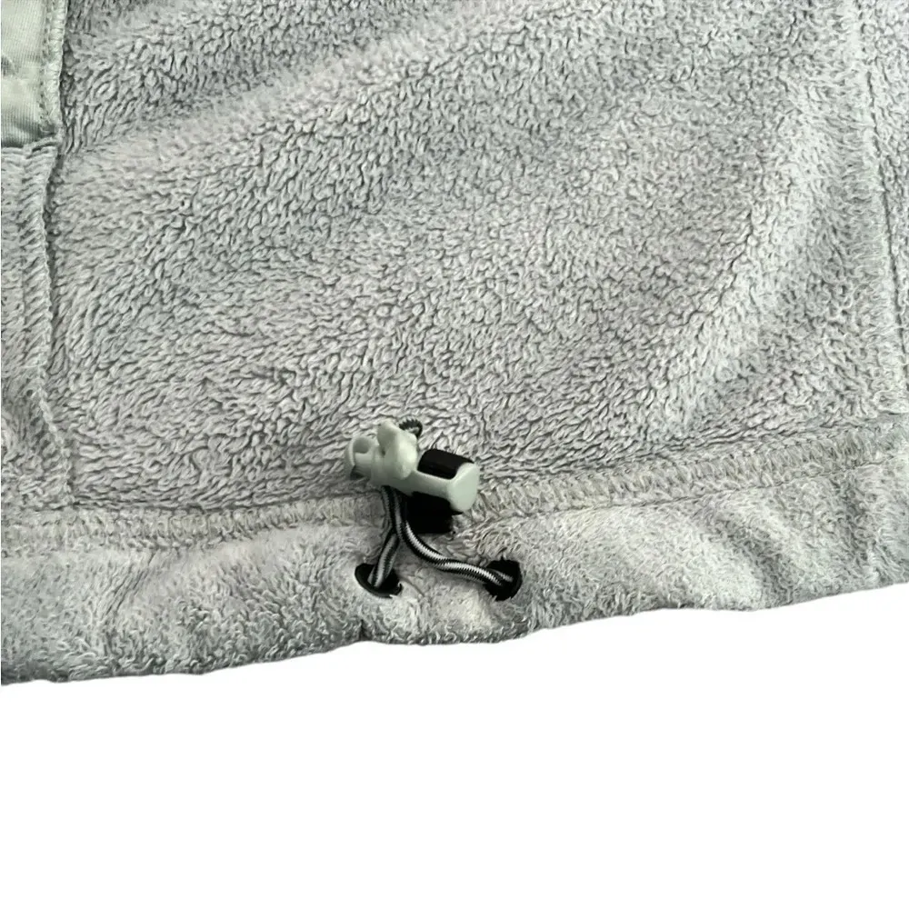 Ladies Mountain Hardwear Gray Fleece Full Zip Jacket, Size Medium - Image 3