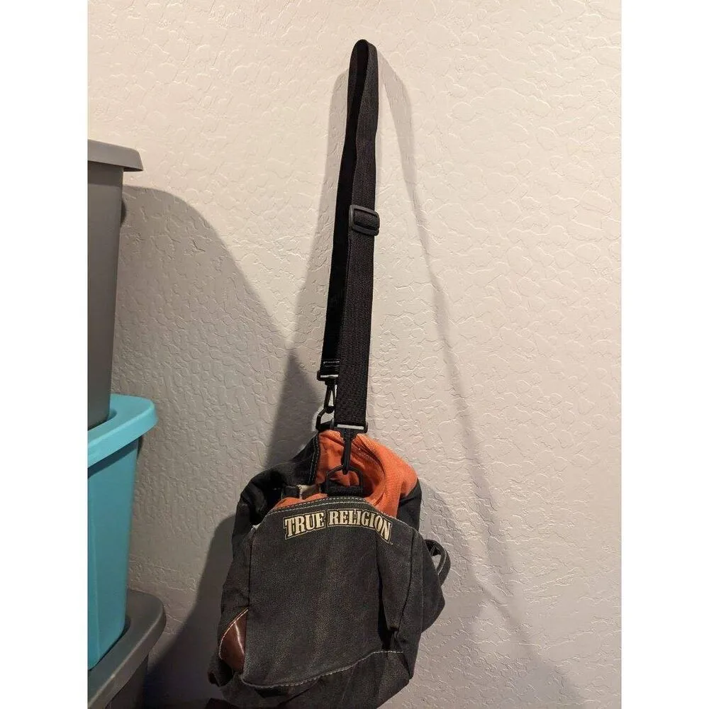 True Religion Messenger Crossbody Shoulder Adjustable Strap Bag - Image 3