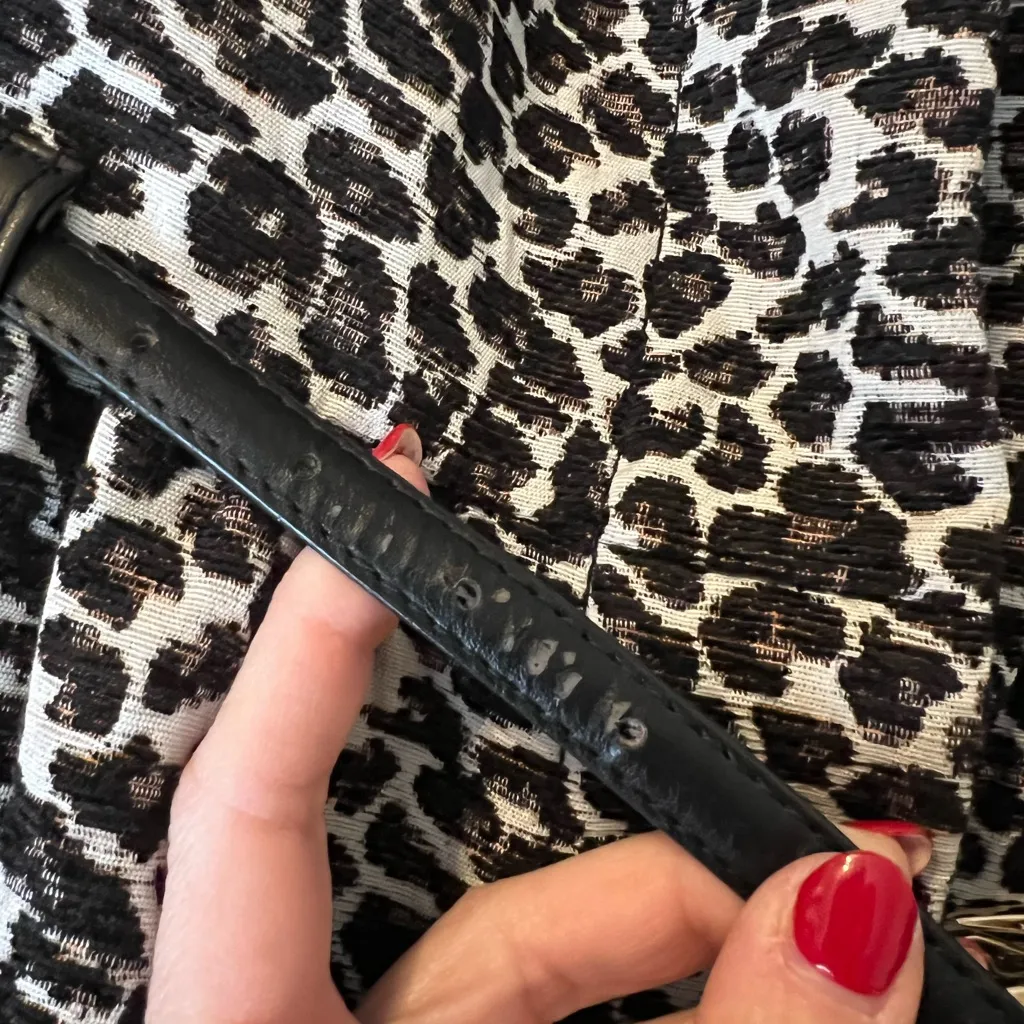 Maeve Leopard Print Babydoll Jacket - Image 10