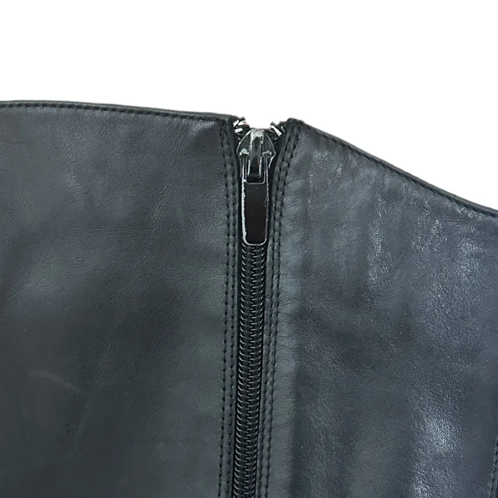 Me Too Tall Black Leather Boots Size 6.5 - Image 15