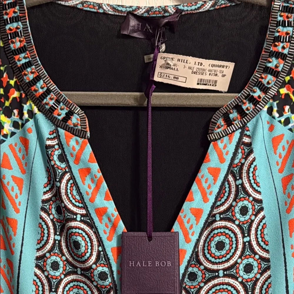 💙💖 NWT Hale Bob Colorful Sleeveless Mini Dress - Image 4
