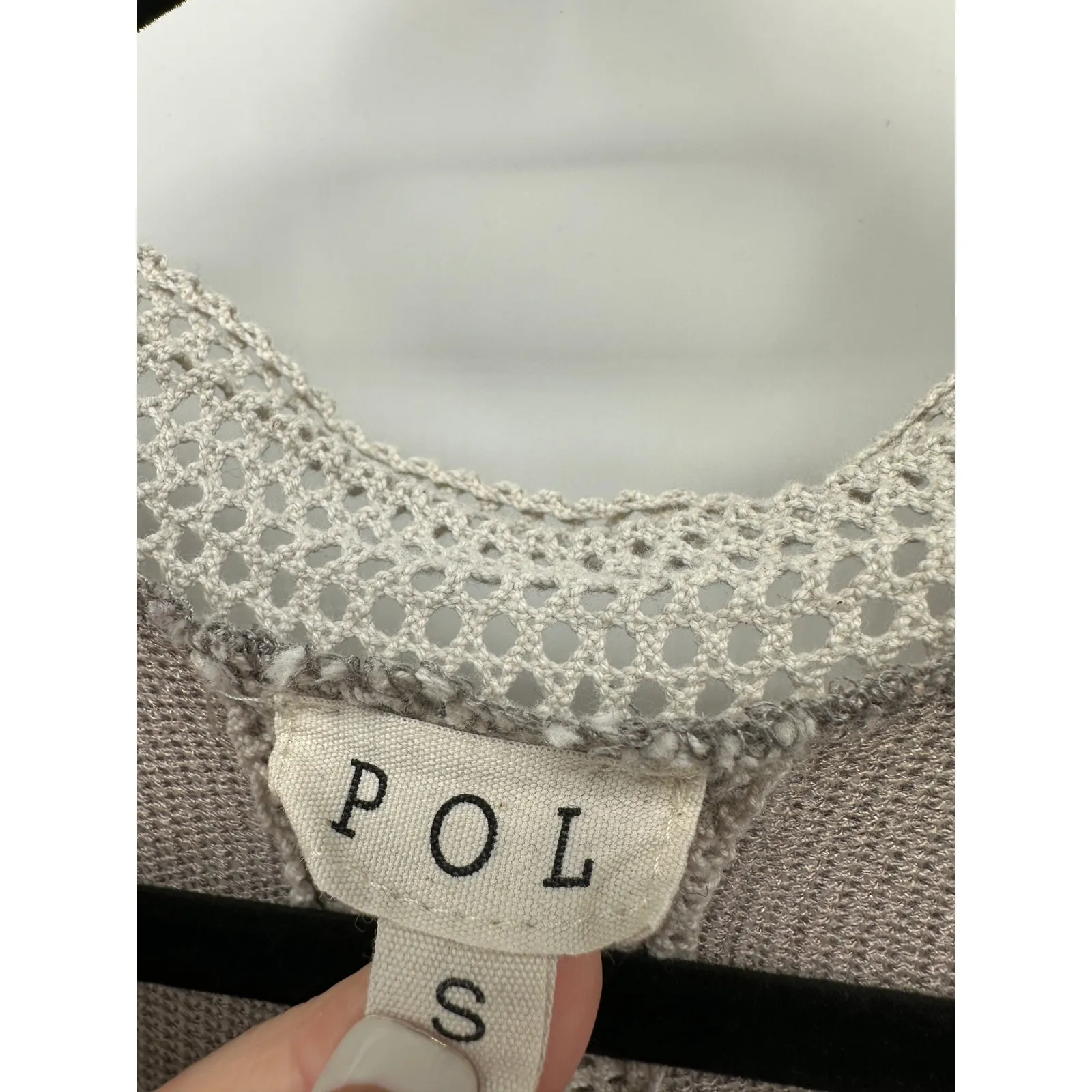 POL Long Cardigan Duster Womens Size S Lagenlook Whimsigoth Boho Artsy Dark Goth - Image 7