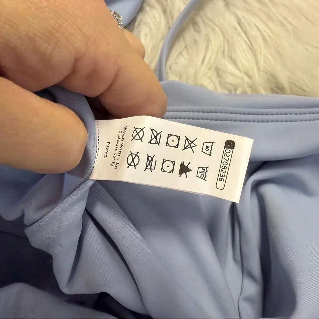 Halara Light Blue Wide-Leg Jumpsuit Size XL NWT - Image 6