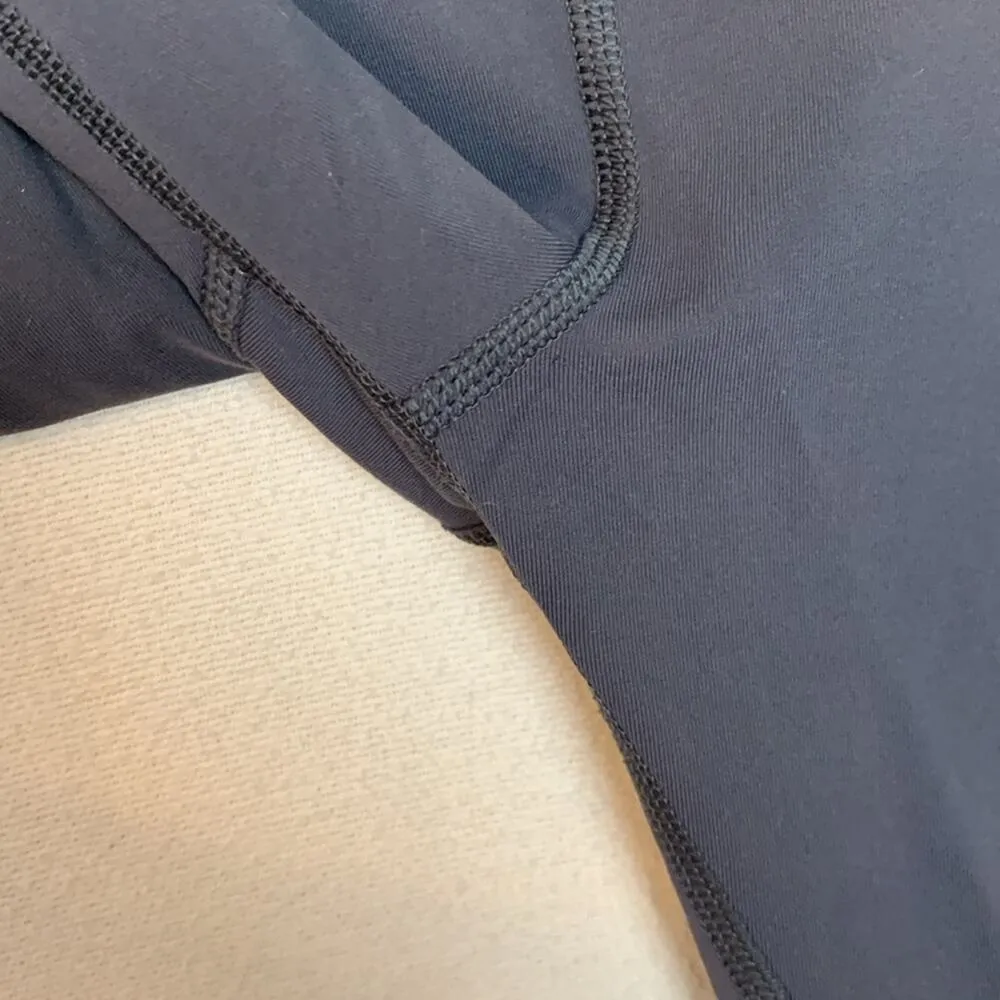 Lululemon size 4 small run inspire crop leggings gray yellow workout gym - Image 6