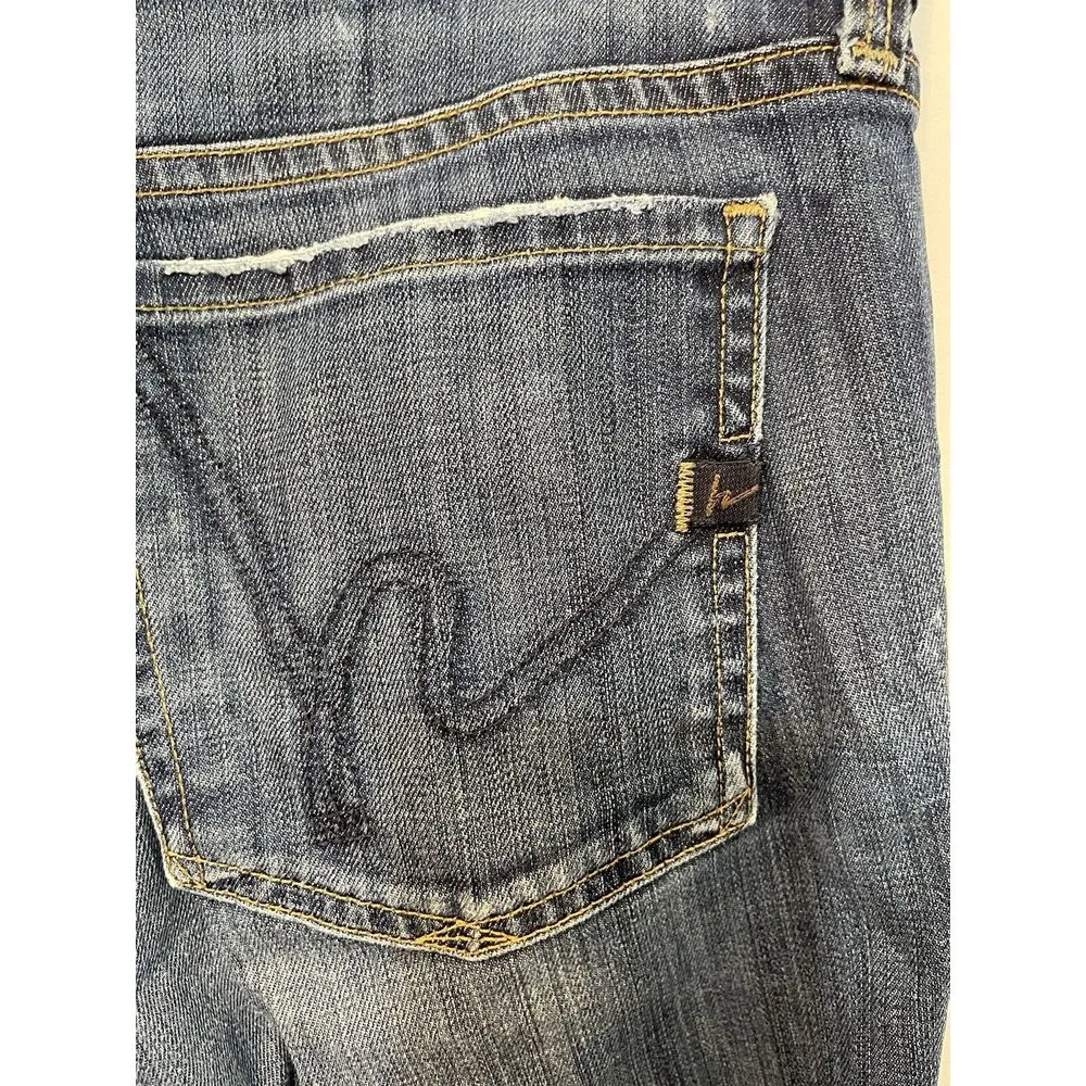 Citizens of Humanity Ava‎ #142 Stretch Low Waist Straight Leg Blue Jeans Size 30 - Image 4