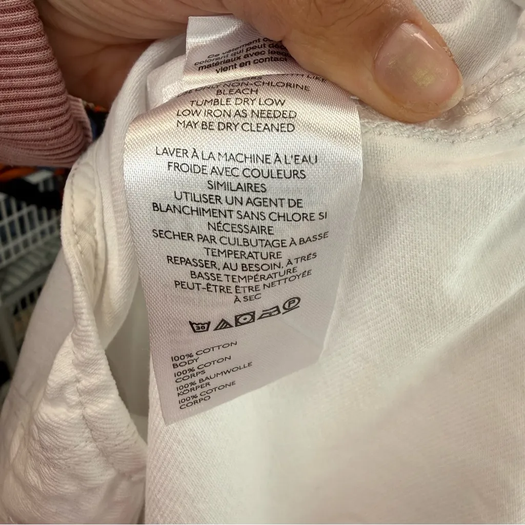 Free People We The Free High Roller Shortalls women's Size small White - Image 7