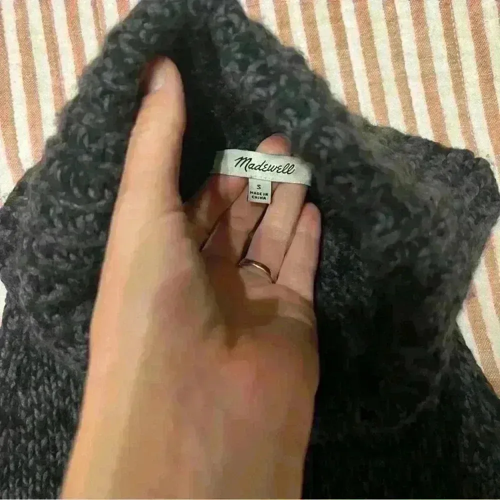 Madewell Marled Sleeveless Turtleneck Sweater - Image 6