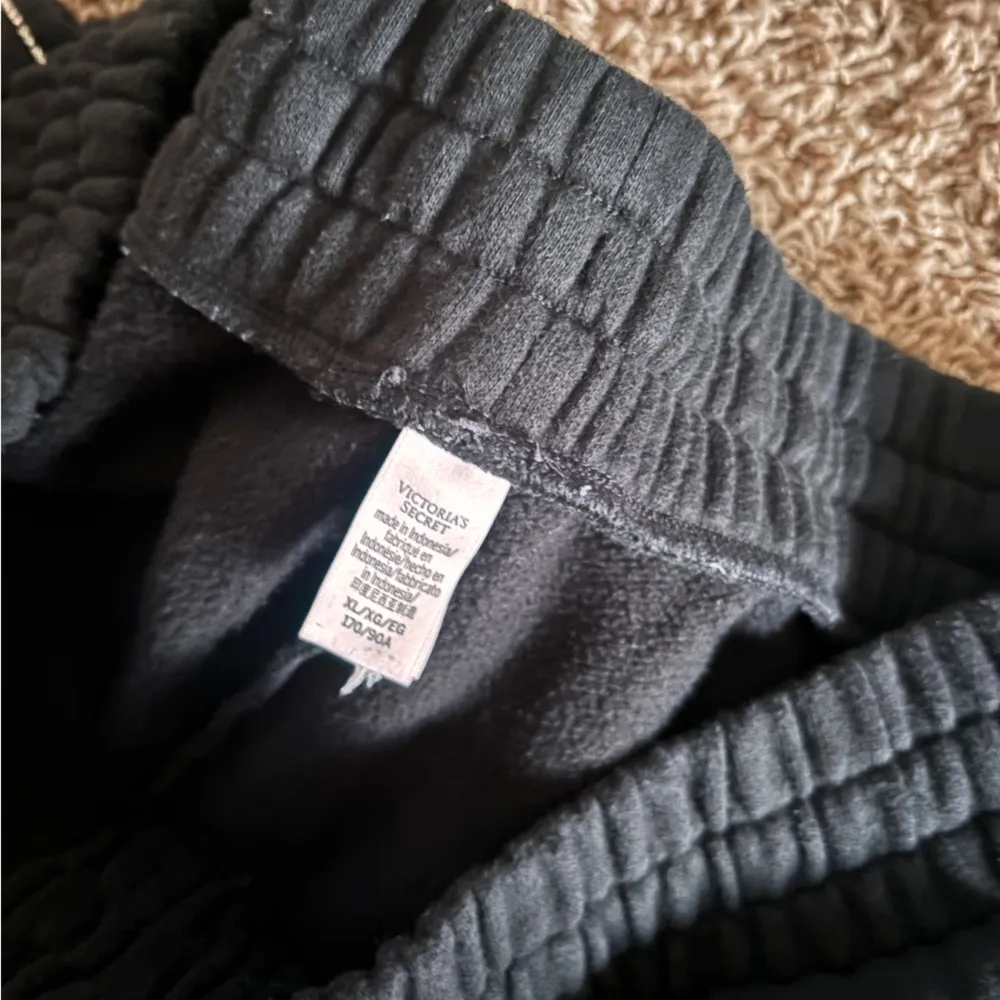 Black Jogger Pants with sparkle strip down the leg - Image 3