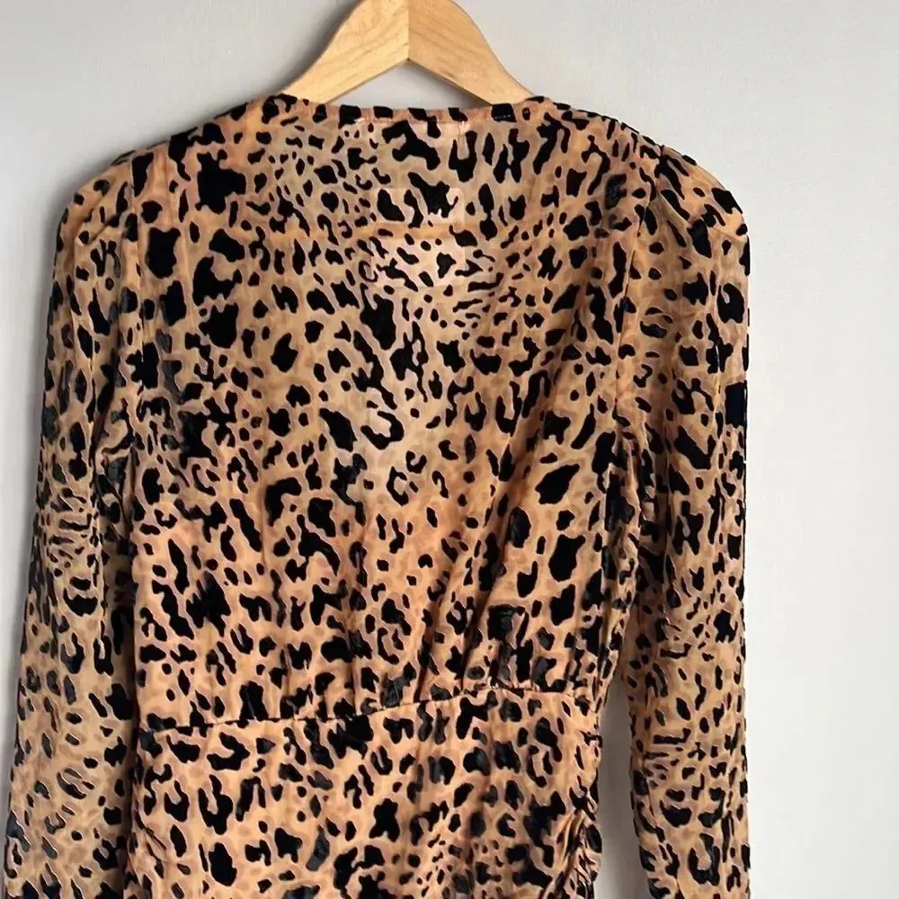 NEW ASTR the label Nikita Dress in Burnout Leopard - Image 12