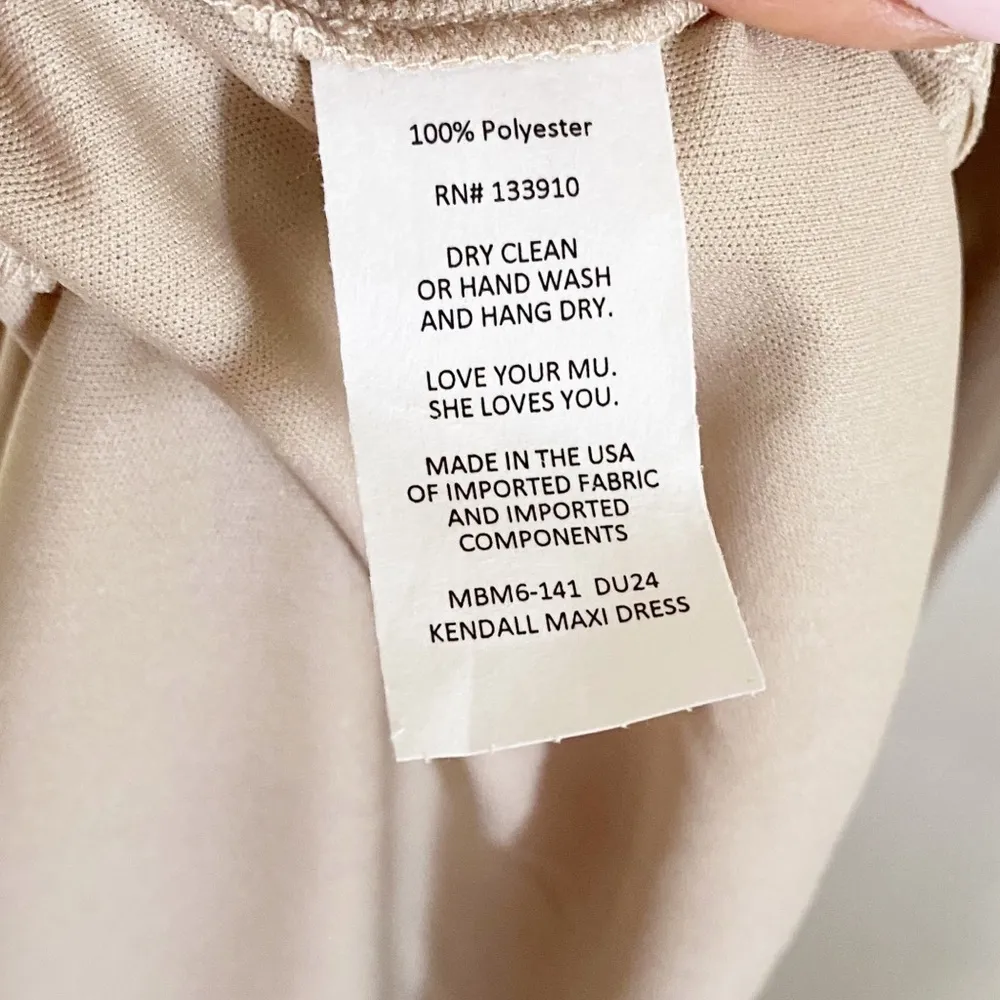 𝅺NWOT SHOW ME YOUR MUMU Kendall Maxi Dress Dune M - Image 8