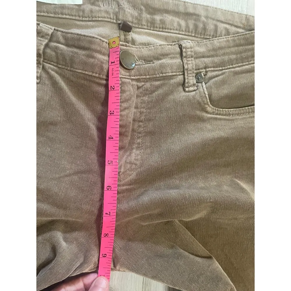 Kut from the Kloth Mia Brown Corduroy Slim Fit Toothpick Skinny size 10 - Image 6