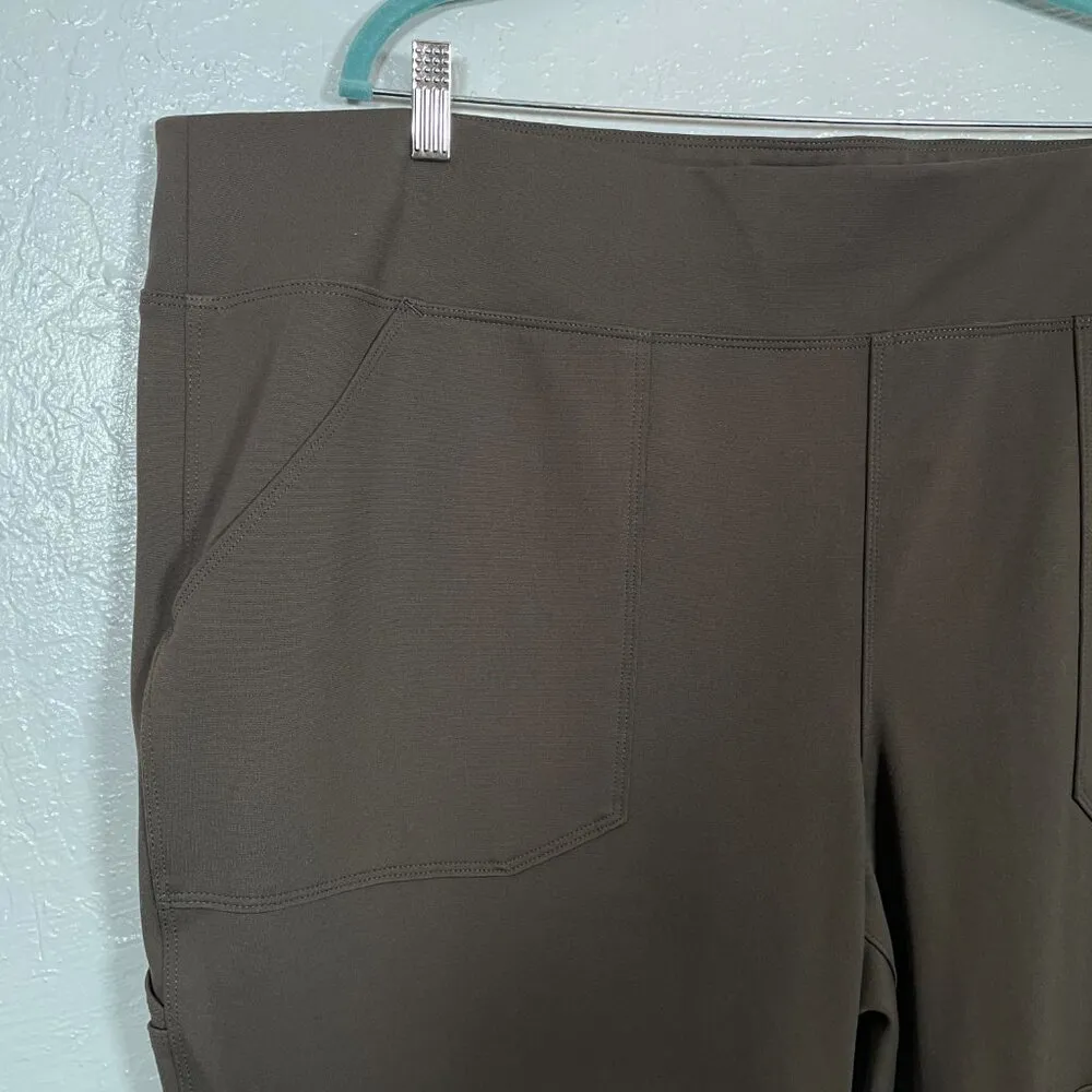 Carhartt Women Plus Size 3X Brown Force Fitted Midweight Utility Legging Pockets - Image 4