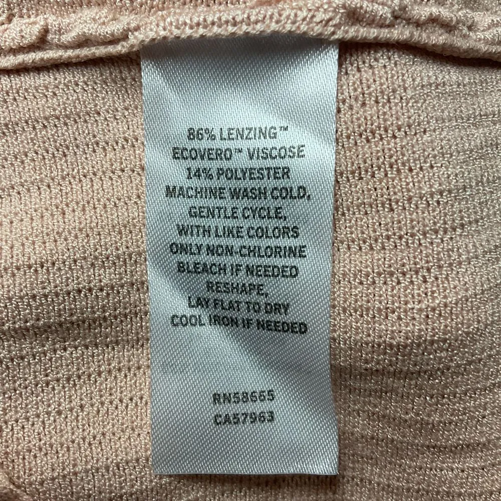 Halogen Women's Cropped Halter Ribbed Knit Tank Size‎ XL Beige Sleeveless NEW - Image 12