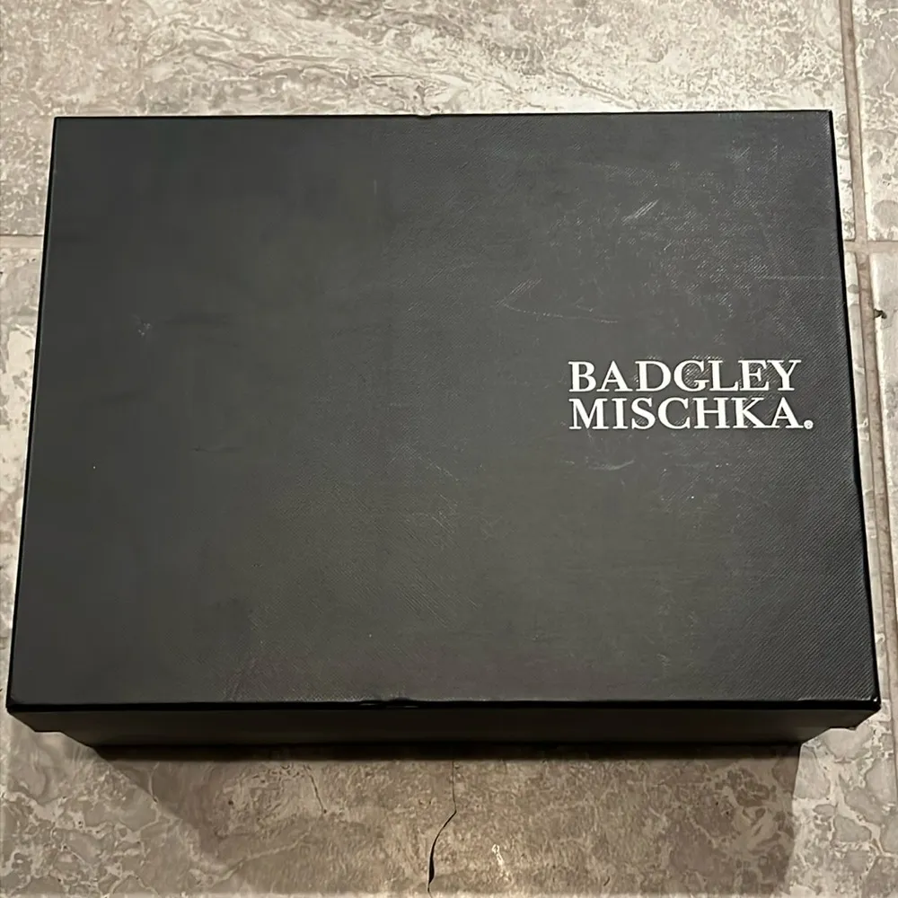 NWT Badgley Mischka Tayten Satin and Mesh Sandals with Crystals Size 10 +DustBag - Image 12