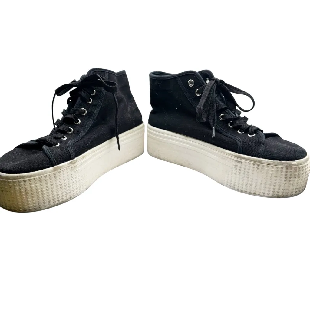 Nasty Gal  Platform High Top Chunky Lace Up Sneakers size 7 - Image 6