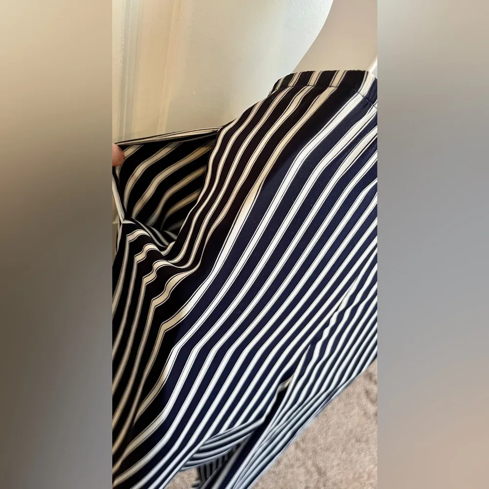 Vintage Victoria’s Secret Navy & White Striped 3-Piece Sleep Set, Size S - Image 8