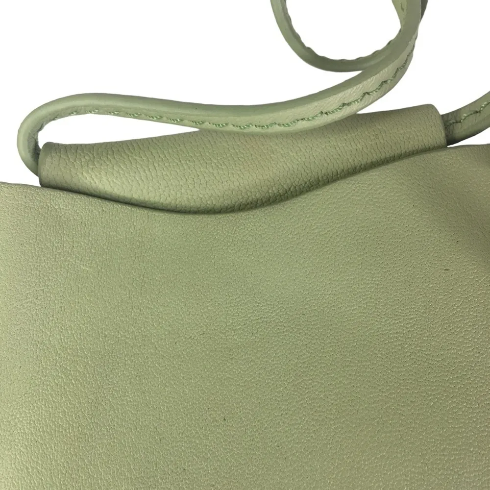 New Free People Dance all Night Crossbody leather wallet sage green - Image 3