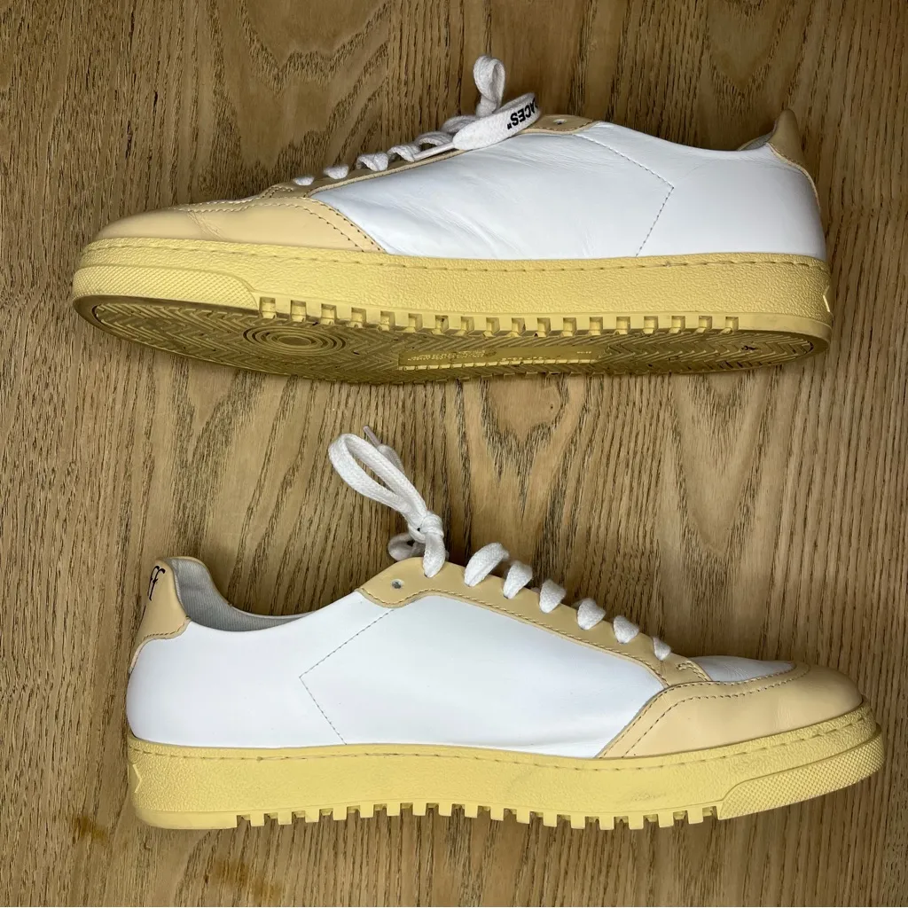 Off-White Women’s Arrow 2.0 White Cream Sneakers Casual Shoes Size 41 / US 11 - Image 10