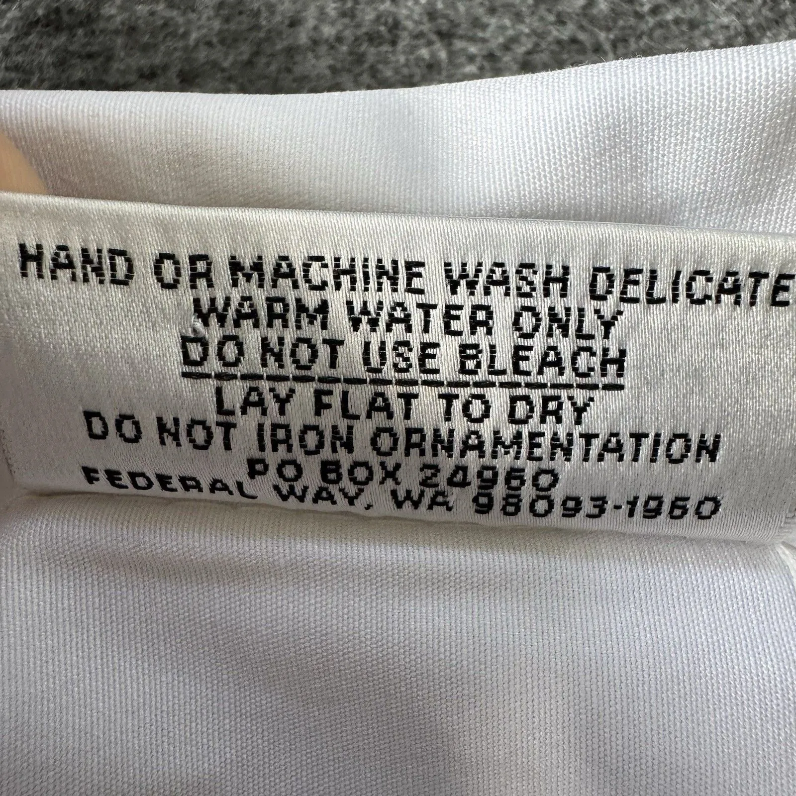 Vintage Christine Alexander Swarovski Crystal Embellished Top Size XL Western White - Image 5