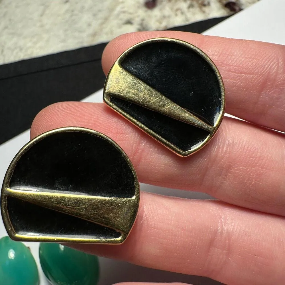 Lot Of 3 Vintage - Modern Clip on Clip-on Earrings 1 Monet - Image 4
