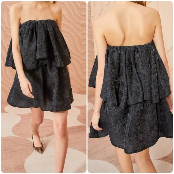 Ulla Johnson Oui Dress Noir - Image 3