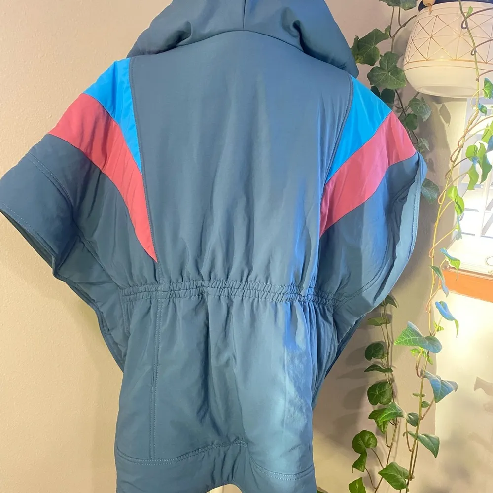 Daily‎ Practice by Anthropologie Puffer Poncho Colorful Women's Jacket size XS/S - Image 11