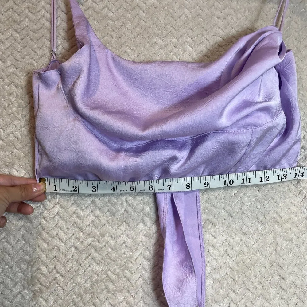 Urban Outfitters Out From Under Light Purple Cowl Neck Bra Top Size Large - Image 5