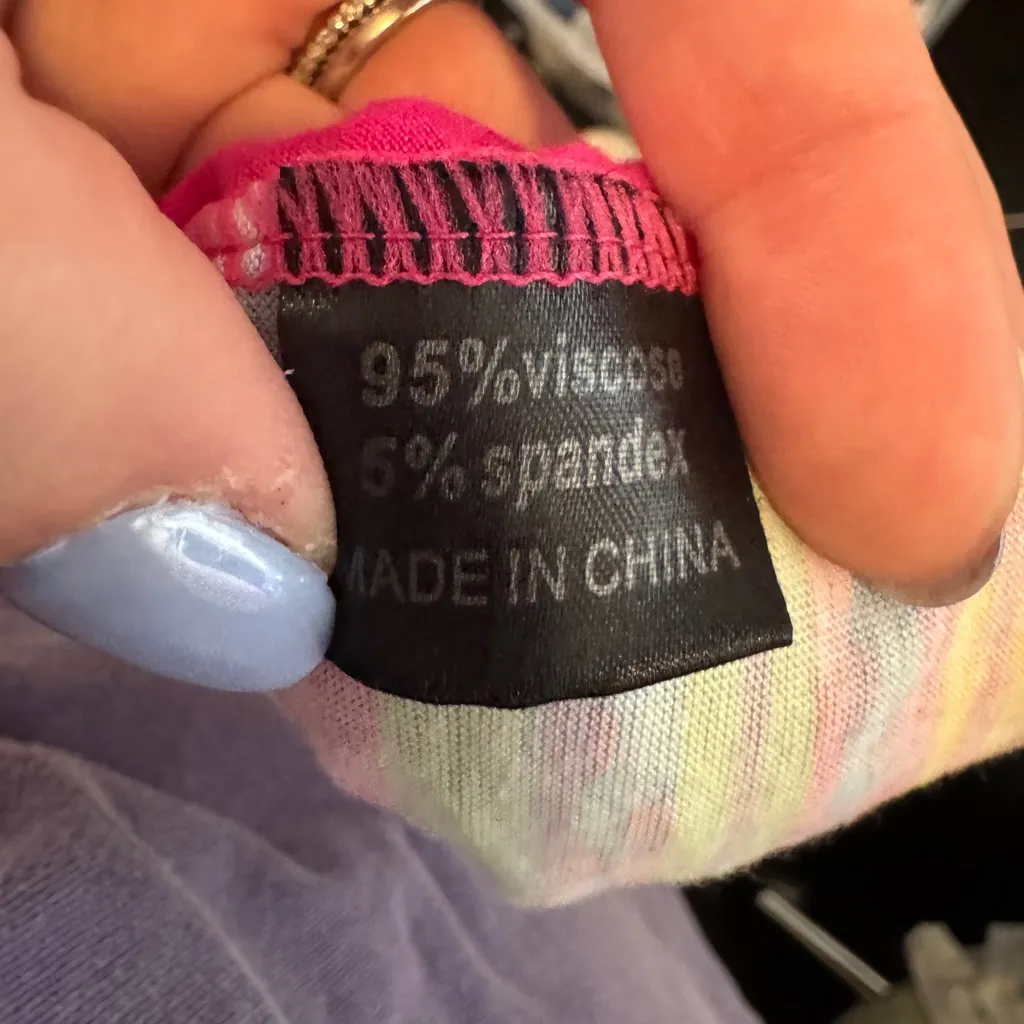 Southern Stitch Pink and Multicolor Striped Tank - Image 7