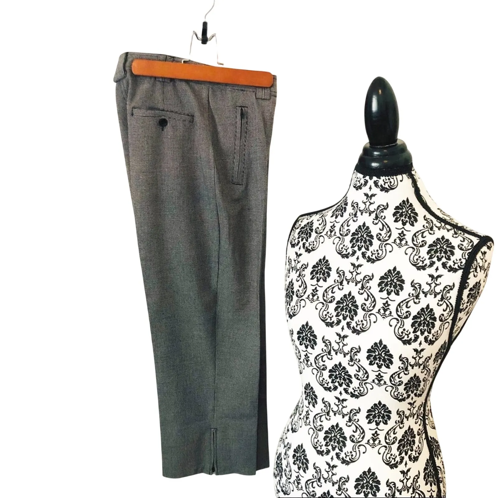 Christopher & Banks Houndstooth Cropped Trouser Pant-size 4 - Image 7