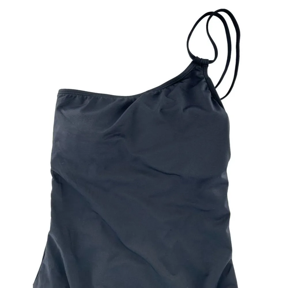 NEW/NWT La Blanca Black Island Goddess One Shoulder Swimsuit Size 8 - Image 4