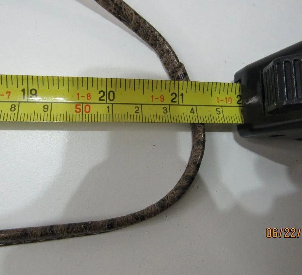 Vintage Original by Caprice Snake Print Patchwork Shoulder Bag USA Made Hippie Brown - Image 13