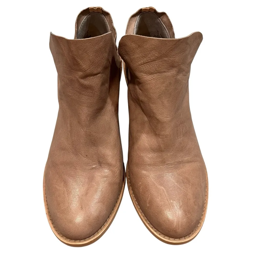 Kelsi Dagger Tan Leather Kenmare Clove Ankle Booties size 7.5 - Image 3