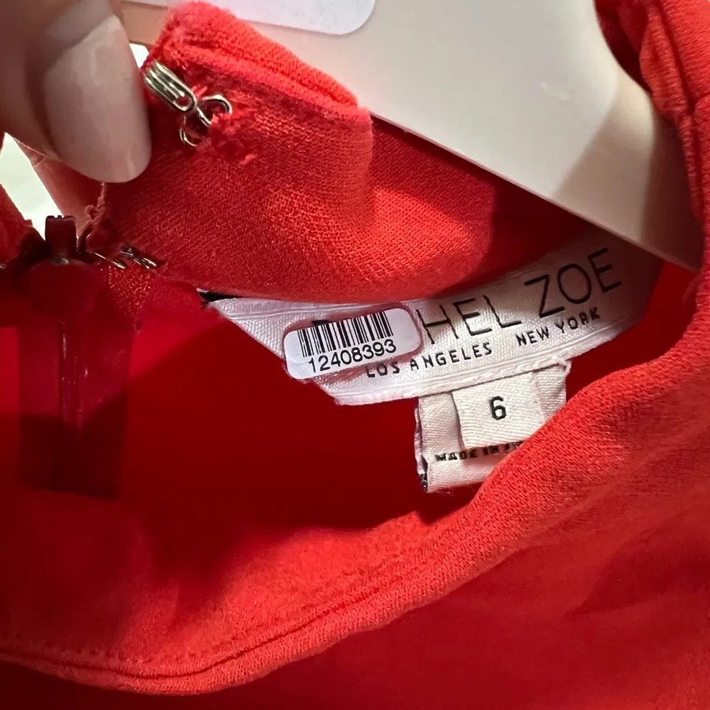 Rachel Zoe Red Sangria Califa Dress Size 6 US $395 - Image 6