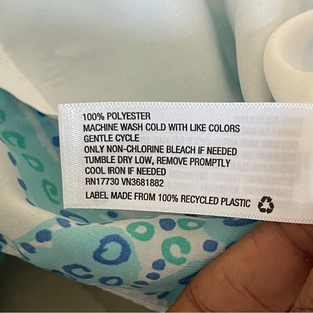 LILLY PULITZER FOR TARGET | Blue Floral Ruffle Mini Dress Sz XS - Image 8