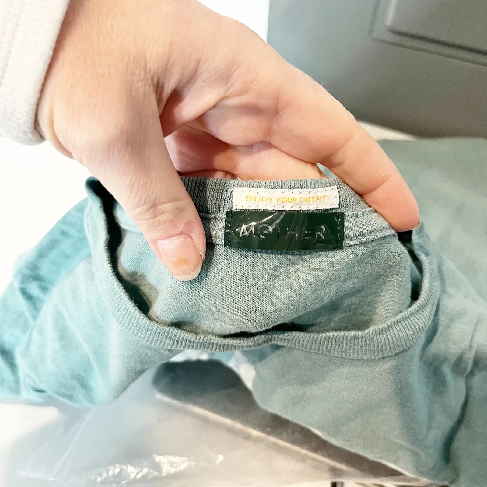 Mother The Lil Goodie Goodie Short Sleeve Crewneck Graphic Margarita Tee Shirt M Green Size M - Image 3