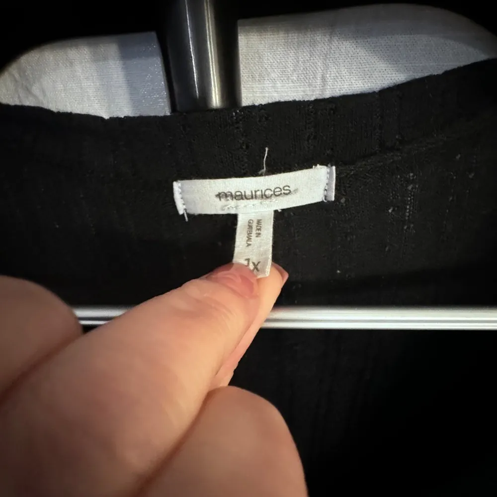 Maurices Baby Doll Long Sleeve Top Sz 1X - Image 2