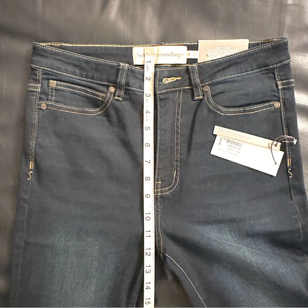NWT Soft Surroundings High Rise Skinny Ankle Jeans - Image 4