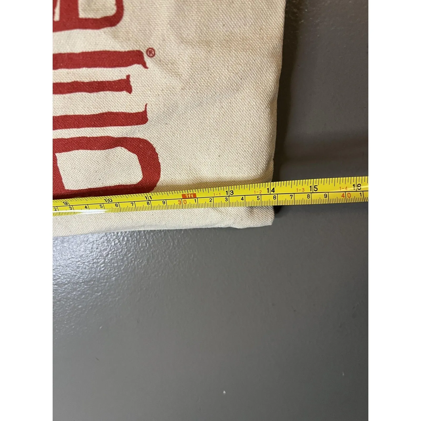 Blake Shelton Ole Red Tote Bag Canvas Friends & Heroes Concert Merch Natural - Image 3