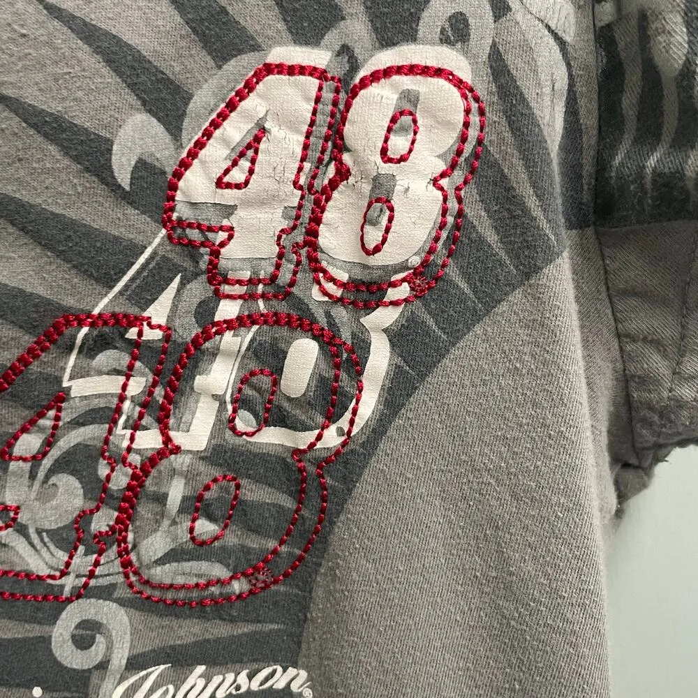 Nascar Chase Authentics Lowes 48 Jimmie Johnson Womens Tee Size Medium Racing - Image 3