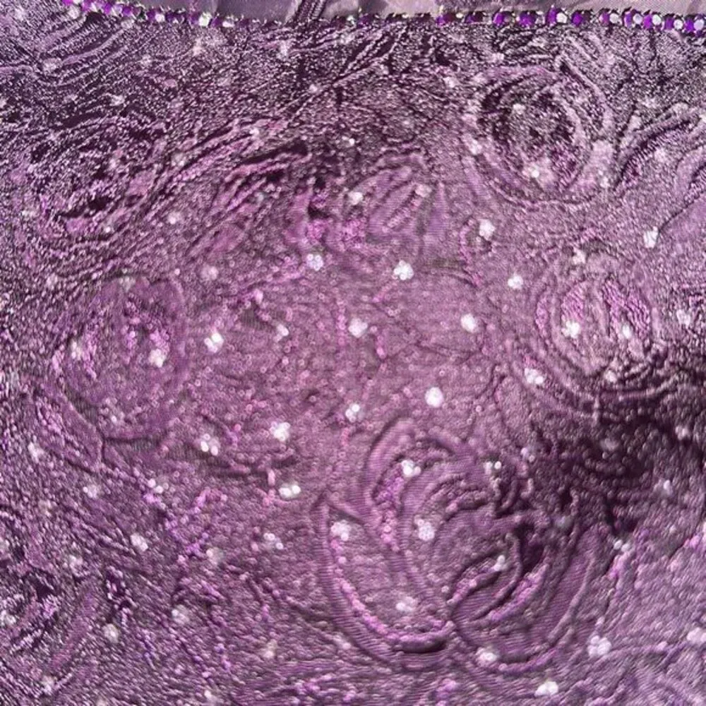 Afterdark Violet Mother‎ Of The Bride Dress Size 8 Purple - Image 5