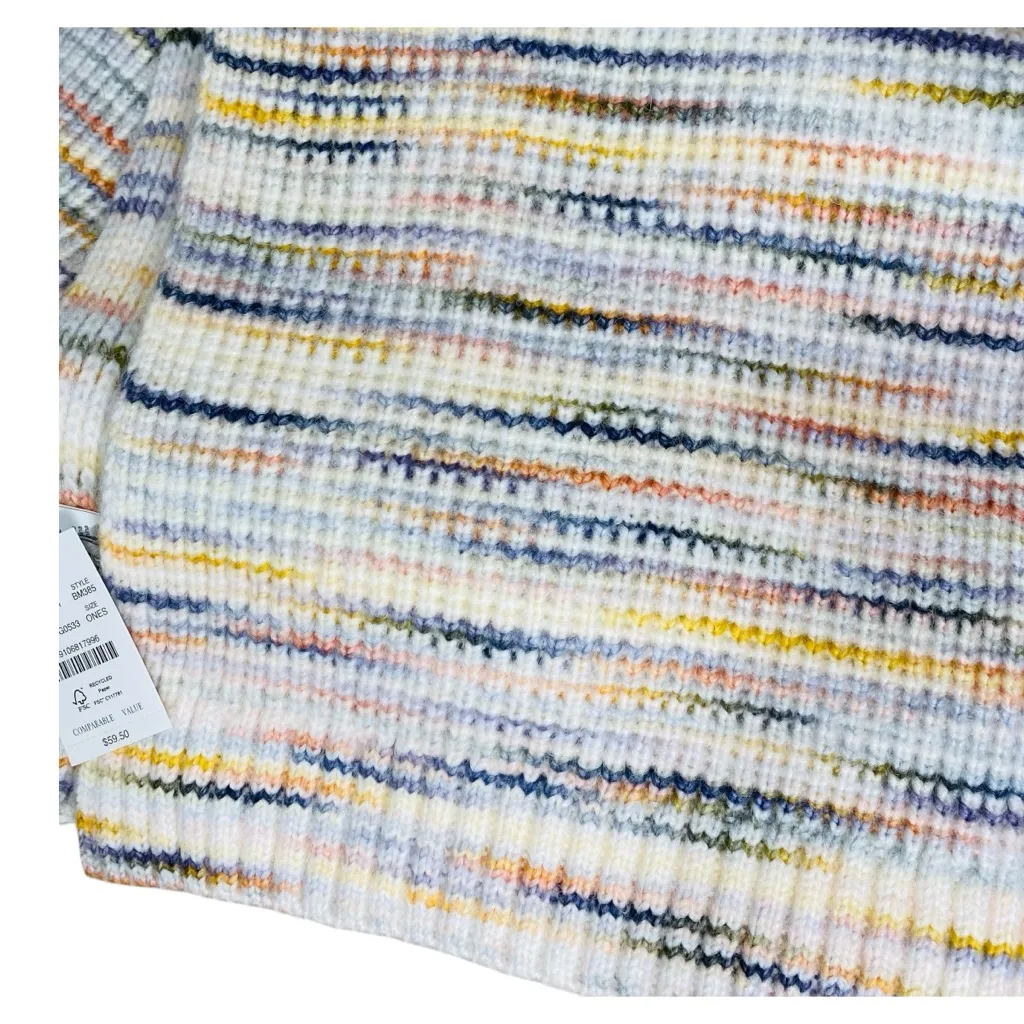 J.Crew NWT  Multicolor Space Dye Knit Scarf - Image 3