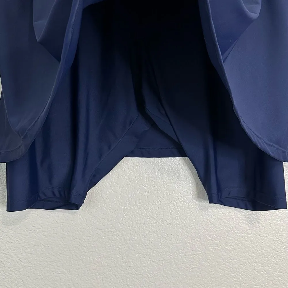 NWT ModLi UPF 50+ Navy Blue Midi Swim Skort, Size 3X - Image 4