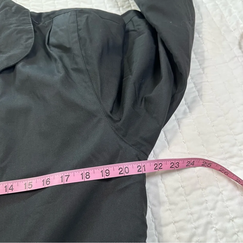 London Fog Black Vintage Trench Coat Removable Liner - Image 5